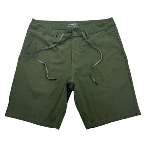 Roark Shorts Mens 32 Green Hybrid Walkshort Boardshort Stretch Drawstring